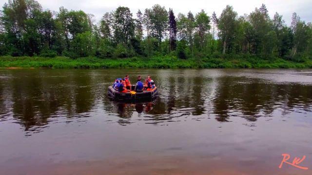 Lazy River Rafting in Latvia смотреть онлайн
