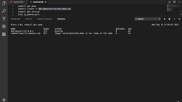 vagrant docker kubernetes смотреть онлайн