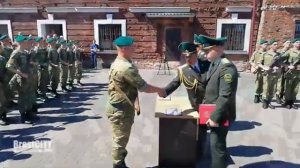 Присяга пограничников Брест 2187 в Брестской крепости 12 июня 2021