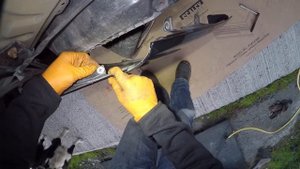 Mitsubishi Colt front Bumper and Wing Removal