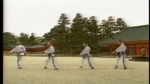 A group of Jung SuWon instructors performs Tae Kwon Do form