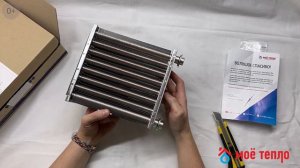 Теплообменник первичный для котла Navien Deluxe 13-24К. Ремонт котла. Газовый котел.