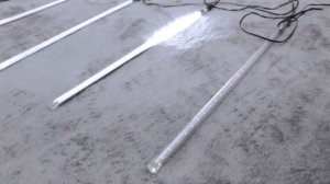 Гирлянда "Тающие сосульки" с эффектом стекающих капель, холодные белые светодиоды