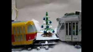 Бумажные трамваи: Новогоднее видео