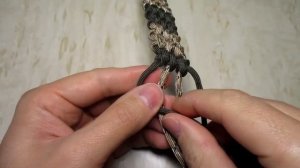 Браслет из паракорда, плетение "Конфета" / Candy Stripe Bar