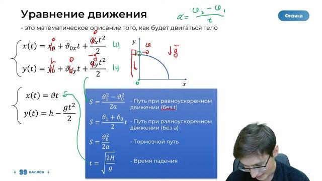 Вся кинематика в ЕГЭ по физике за 45 минут | ФИЗИКА | ЕГЭ 2023 | 99 БАЛЛОВ