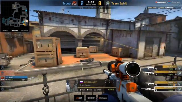 SPIRIT ПОКАЗЫВАЮТ ОЧЕНЬ ЖЕСТКУЮ ИГРУ ПРОТИВ КИТАЙЦЕВ ИЗ TYLOO НА STARSERIES | SPIRIT VS TYLOO смотреть онлайн