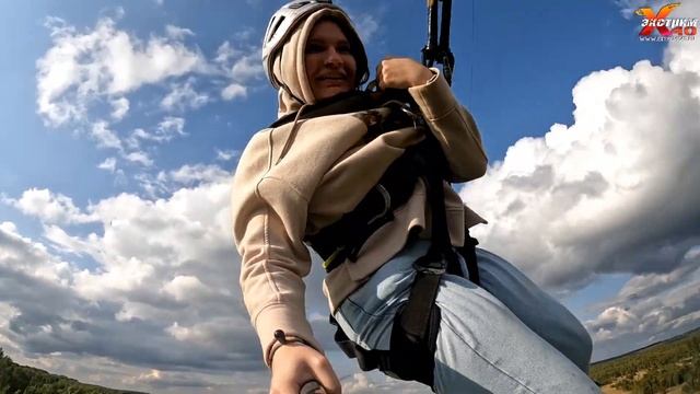 Прыжки с веревкой 65 метров Калуга, Тула! Прыгает - Пашинник Виктория! Подарок девушке Тула Калуга смотреть онлайн