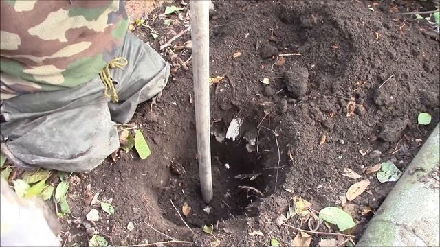 Благоустройство. Площадка у бочек. Стойка для вьющихся растений смотреть онлайн