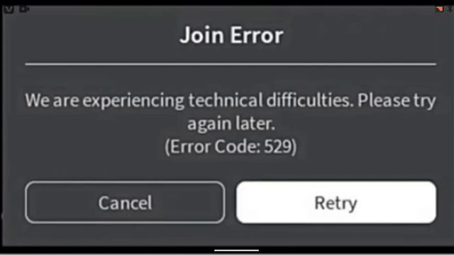 Fix We are experiencing technical difficulties. Please try again later.(Error Code: 529) Roblox смотреть онлайн