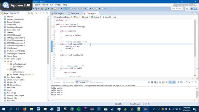 2D Java Game Tutorial: E1 - Basic Game Loop смотреть онлайн