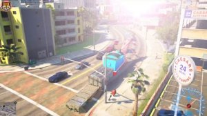 Сиреноголовый и Монстр паровозик Томас exe в ГТА 5. Обзор мода в GTA 5. Thomas exe в ГТА 5. +12