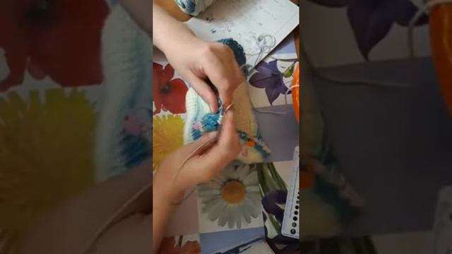 Тёплая туника с двойным воротом. Часть 1. Вязание спицами.