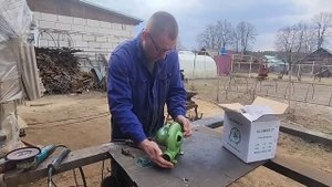 Купил вентилятор для горна