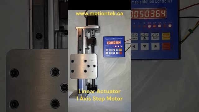 Linear Actuator Heavy Duty 75 Pound lift One axis Stepper Controller