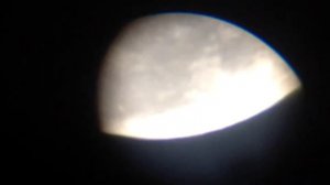 Moon in the morning sky under my Celestron Powerseeker 60 Az