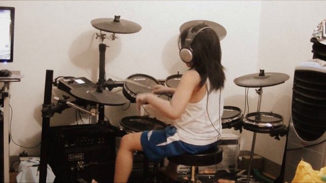 PAYPHONE Drum Cover 7yr old drummer - Sean Samonte - ALESIS DM10 STUDIO DRUMKIT смотреть онлайн