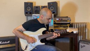 Seymour Duncan SSL 1 pickups 7 strings in action, Udi Levy "Sweet Home Manhattan"