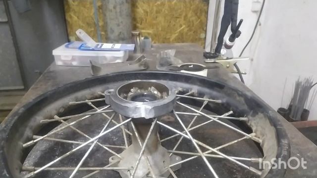 ремонт колеса питбайка после жёсткого торможения смотреть онлайн