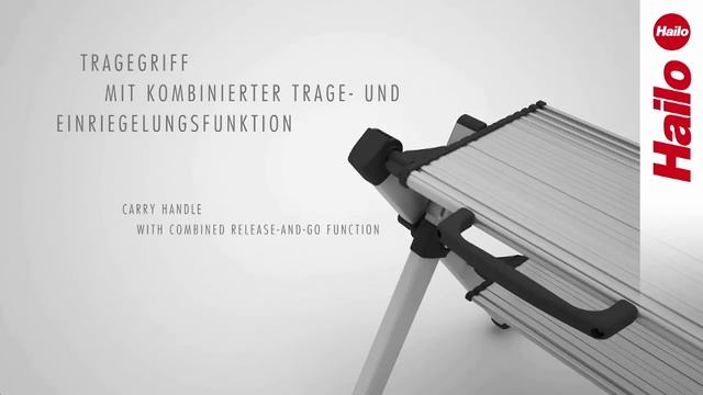HAILO MK80 ComfortLine / Mini Comfort - Komfort-Trittleiter / comfort folding step смотреть онлайн