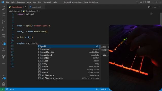ASMR Programming - Convert Text to Audio in Python - No Talking смотреть онлайн