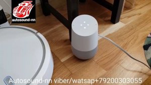 Google Home+Xiaomi vacuum cleaner+Xiaomi yeelight