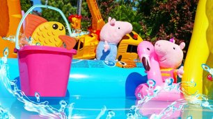 Рыбка без воды  Видео для детей про игрушки Свинка Пеппа на русском языке