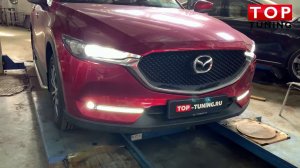 Новая MAZDA CX5 II - установка ДХО с динамическими поворотниками