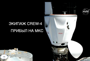 Экипаж миссии Crew-4 компании SpaceX прибыл на МКС [новости науки и космоса]