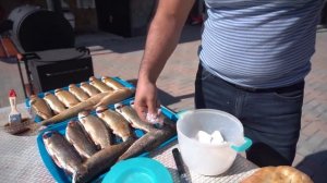 Hot smoked Fish. Grilled trout smoker | GEORGY KAVKAZ