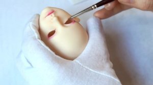 [BJD] Роспись куклы минифи Мика мейкап / фейсап [БЖД] BJD OOAK minifee Mika урок от WillStore