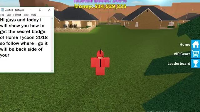 Home Tycoon 2018 How to get secret badge(ROBLOX) смотреть онлайн