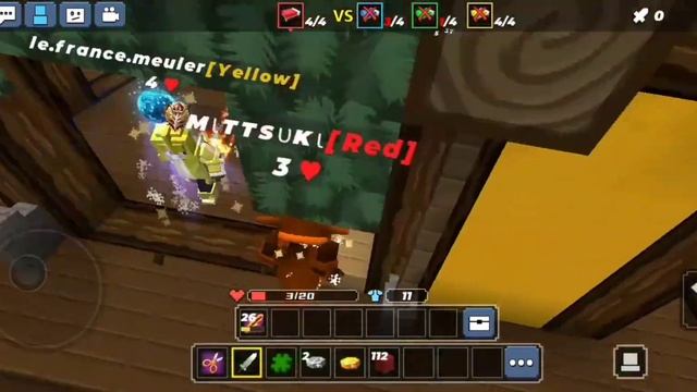 Trying the new sword effect in Bed Wars! смотреть онлайн