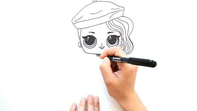 Как нарисовать куклу лол ЛЕДИ ФРЕНЧИ! смотреть онлайн