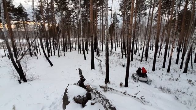 Маленькое путешествие на озеро Скала на вездеходе смотреть онлайн