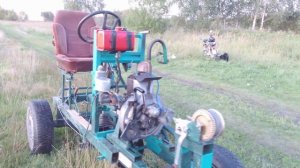 САМОДЕЛЬНЫЙ ТРАКТОР С ДВИГАТЕЛЕМ Д300