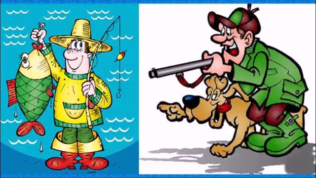 Анекдоты - Охотники и рыбаки смотреть онлайн