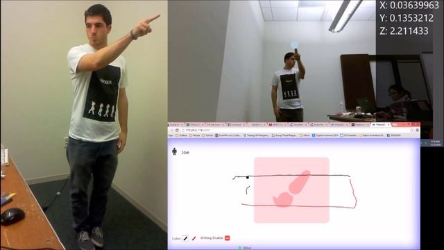 Kinect Virtual Canvas Demo смотреть онлайн