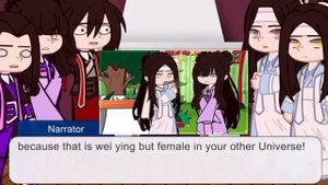 MDZS react To my AU || gacha club | mdzs | fem WWX | wangxian | angst | AU | modaozsuhi
