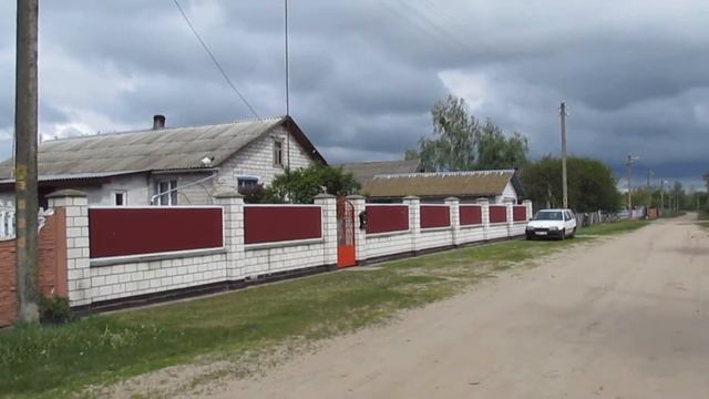 66. улицы белорусской деревни весной. streets of the Belarusian village