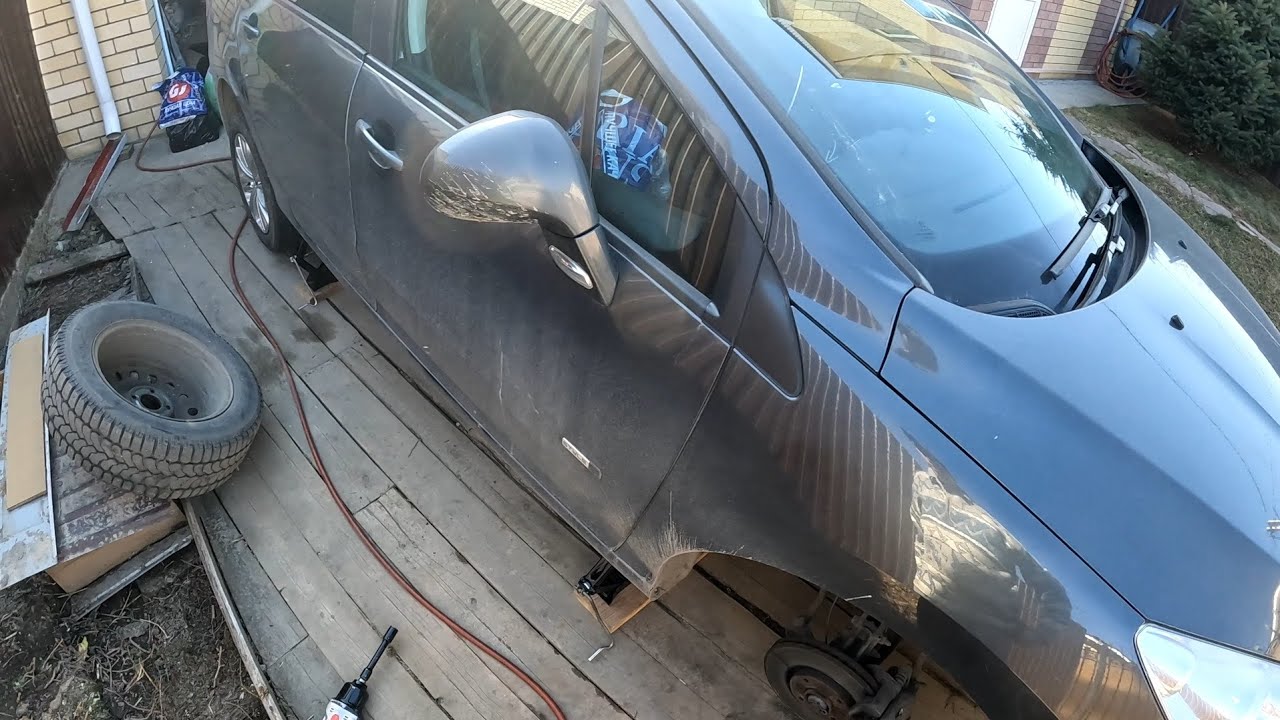 Переобуваем Peuget 408 на летнюю резину. смотреть онлайн