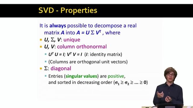 Lecture 47 — Singular Value Decomposition _ Stanford University