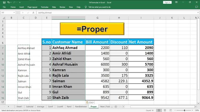 14 Powerful Excel Formula's for Everyone | Most Important Excel Formula's