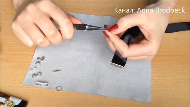 ЧОКЕР ИЗ ЛЕНТЫ СВОИМИ РУКАМИ. МК смотреть онлайн