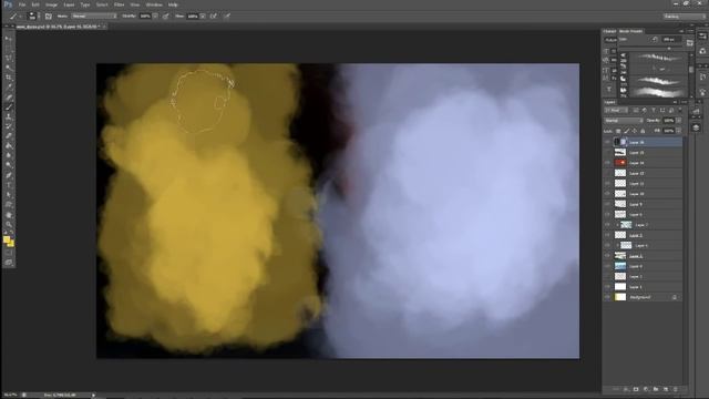 Мини туториал со стрима №13:  как рисовать облака смотреть онлайн