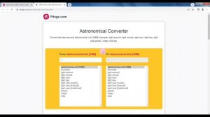 Astronomical Converter | Astronomical Unit Calculator