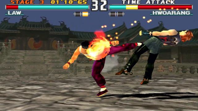 TEKKEN 3 FOREST LAW VS HWOARANG смотреть онлайн