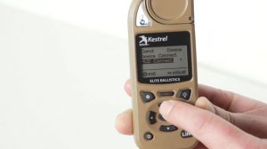 Connect Kestrel Elite to Kestrel HUD and a compatible rangefinder