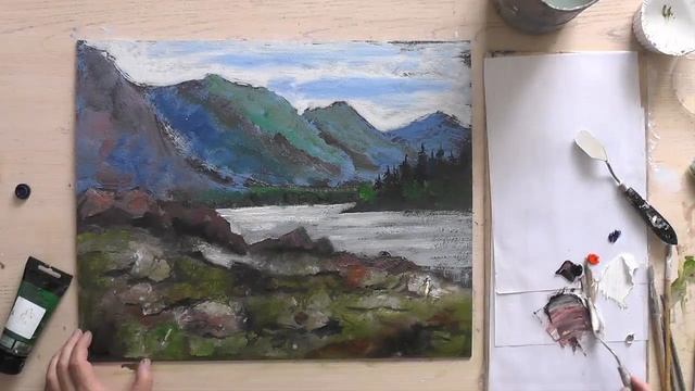 Рисовать акрилом природу смотреть онлайн