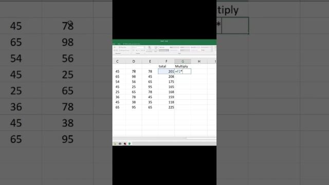 how to apply multiplying formula in Excel #excel #excel #mexcel solutions